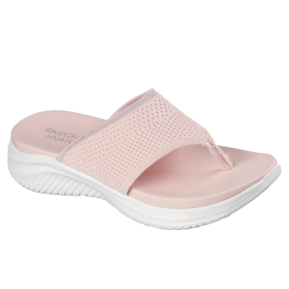 Skechers Pink Women's Slippers - Picture 7 of 7